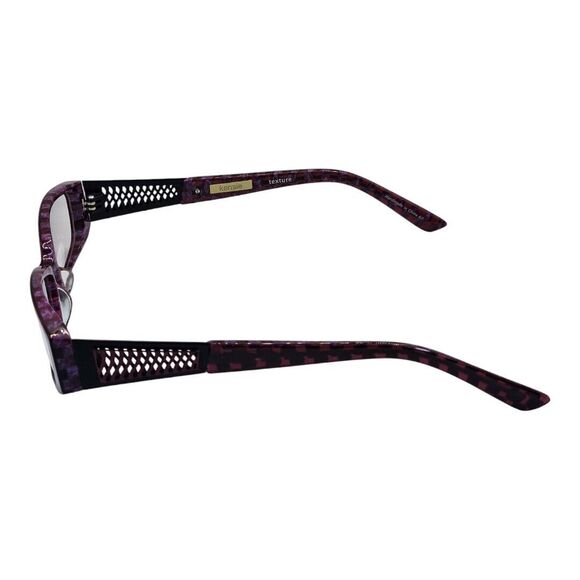 KENSIE Texture Purple 50/17/135 Eyeglasses Frame Womens Clear Lenses New - Picture 4 of 11